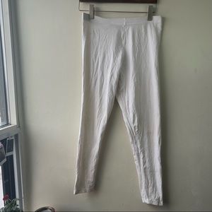 White leggings
